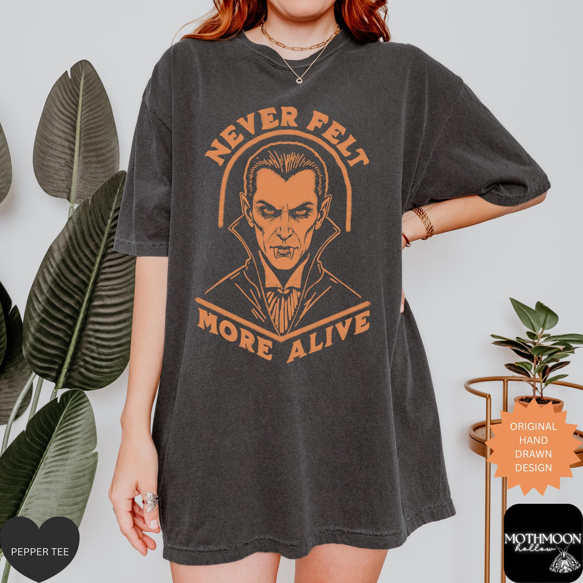 Vampire Shirt UNISEX Comfort Colors® Vintage Halloween Tee Horror Lover Gift 90s Cult Classic Horror Gothic Halloween Shirt Monster Mash Tee